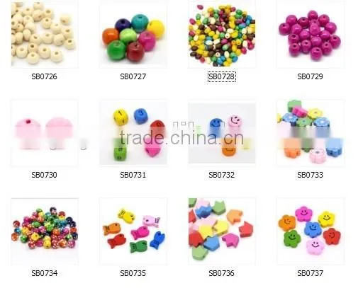 SB0751 Rabbit Easter Bead, Wooden Bunny Beads