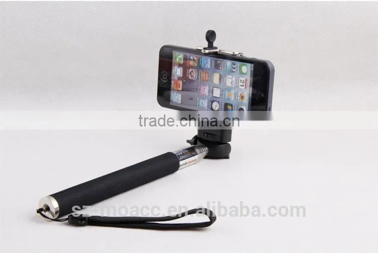 Flexible wireless bluetooth selfie stick monopod