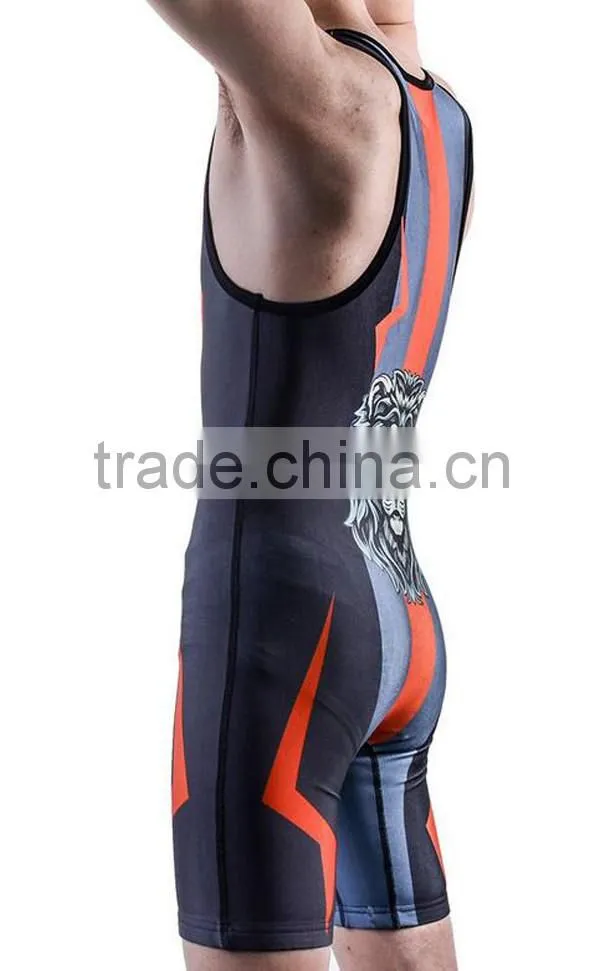 Polyester/spandex plus size wrestling singlets 5xl,state wrestling singlets