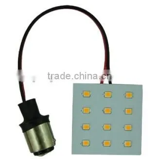 Square 12v ac led roof lamp for car
