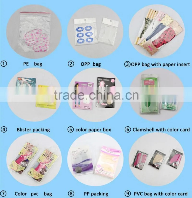 anti-slip TPR high heel pad insole for shoes