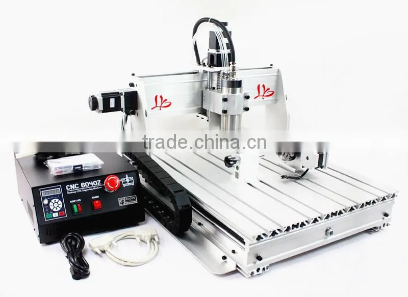 110V/220V 1500W CNC 6040 Z-S65J Engraving Machine with 4 axis Update from CNC 3040 For metal wood