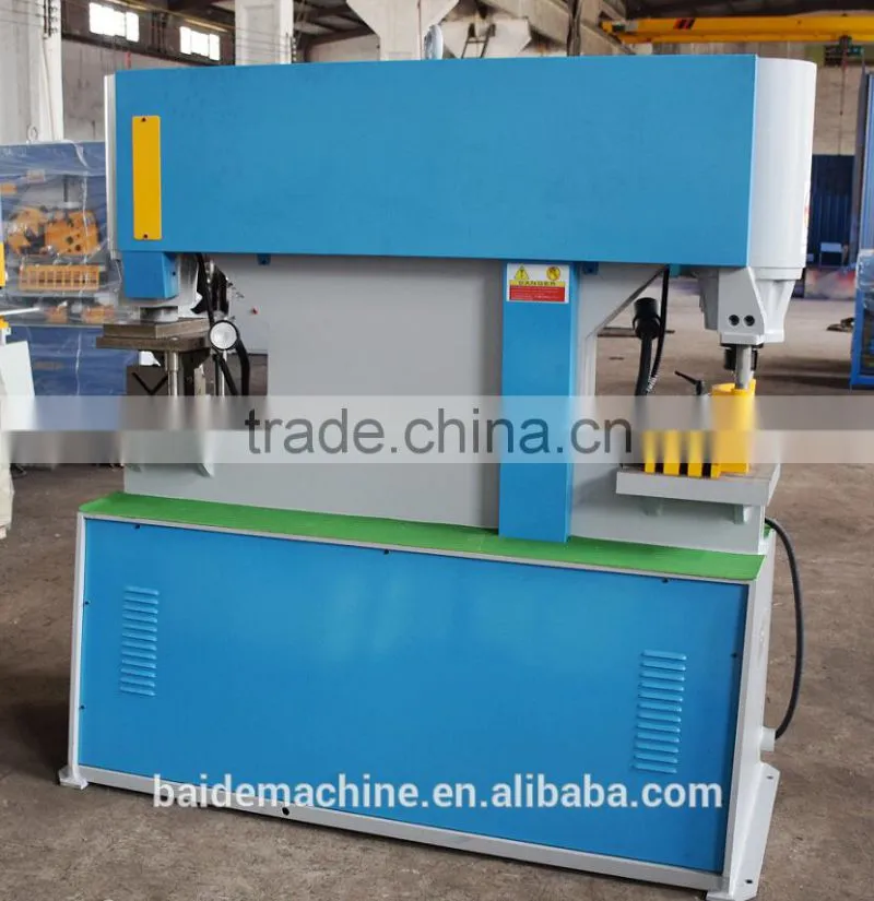 Export to India hydraulic double head machine,hole punching machine,ironworker