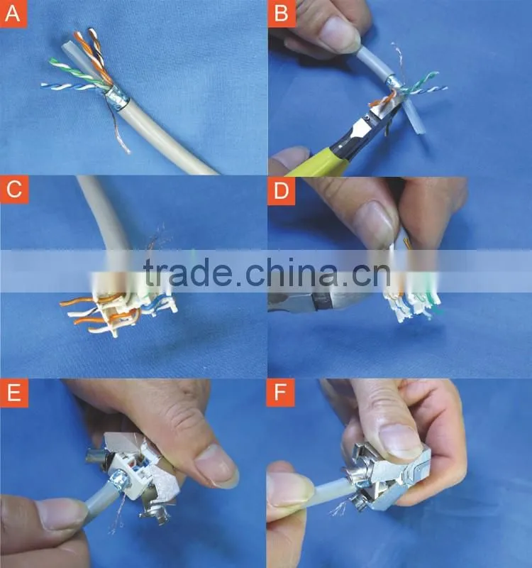 High Quality Utp 5E Cat 6 Rj45 Unshielded Keystone Jack