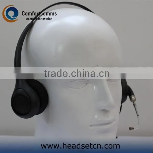VOIP Computer Headsets with PLT Compatible Quick Disconnect/QD
