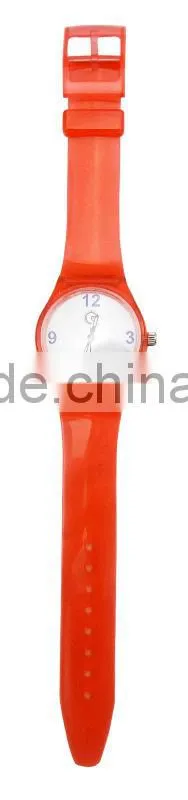 The neon color with rubber band hot sales caswstch series watch