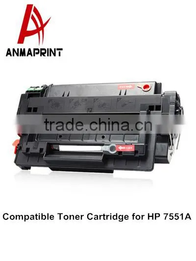Laser Toner Cartridge Q7551 compatible for HP Printers bulk buy from china