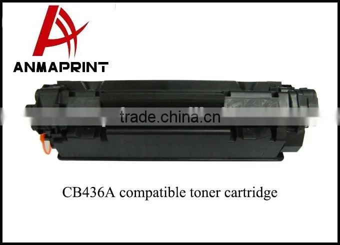 Best sale compatible replacement Toner Cartridge Supplier CB436A Laser Printer Cartridge for HP Printers bulk buy from china