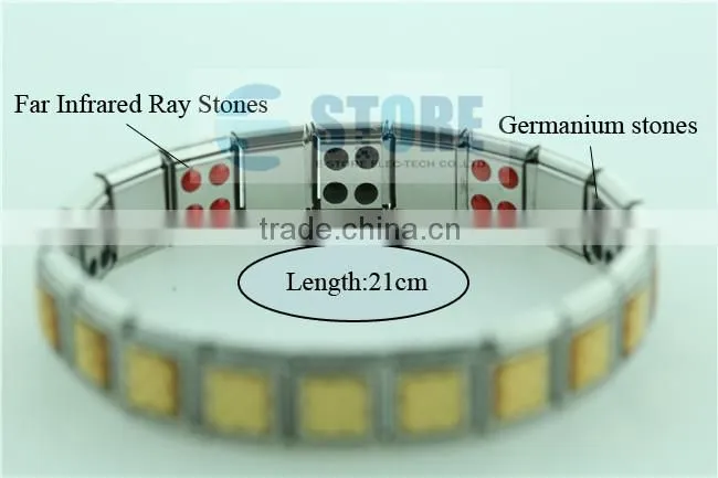 2014 Fashion Men/Women Stainless Steel Quantum Energy Bracelet