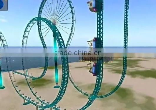 2013 Best Selling Of Qualified3d 4d 5d Roller Coaster Simulator