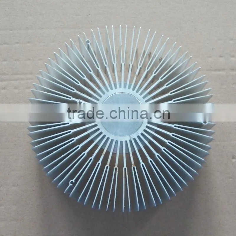Clear anodize 6000/7000 sezies aluminum heat sink by cutting from extrusion profile EP-087