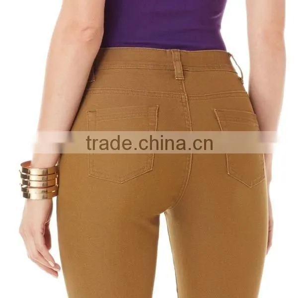 2015 Washed Stretch Denim factory price pants Skinny pants