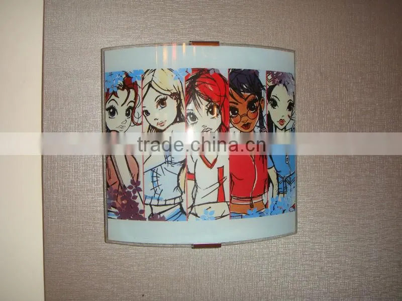 Creative design Glass cartoon wall lamp for kids From China MB3236-07