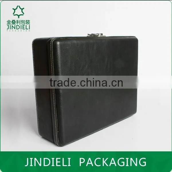 Luxury black wooden watch box packaging
