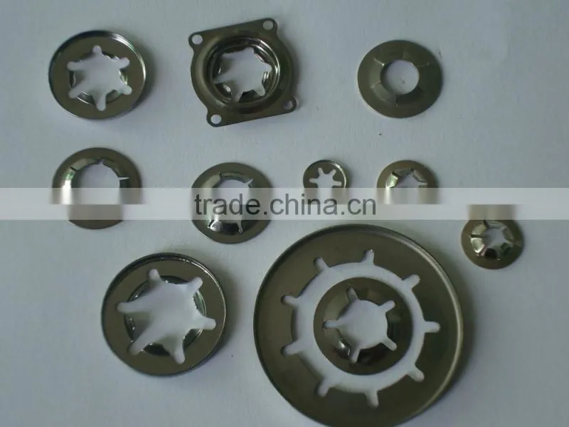65Mn black anodize bearing washer clip