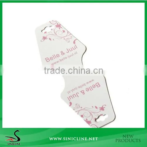 Sinicline custom made Bracelet display card with coated paper