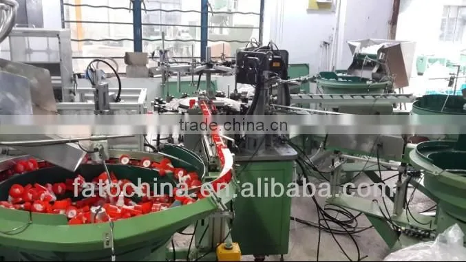 assembly trigger pump tube machine