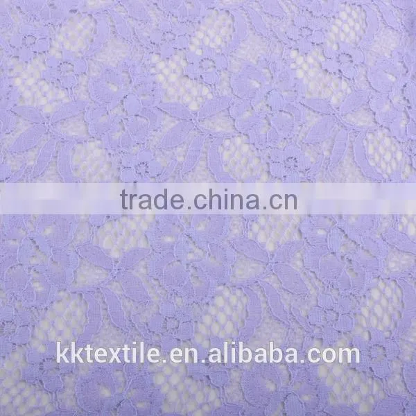 New Arrival Elegant 80% Cotton 20% Nylon mesh lace fabric in two colors