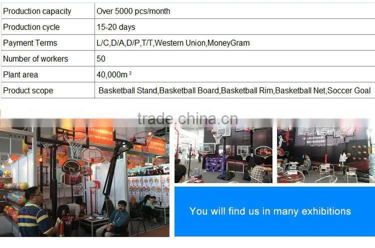 basketball backboard or fiberglass basketball backboard price from SBA305