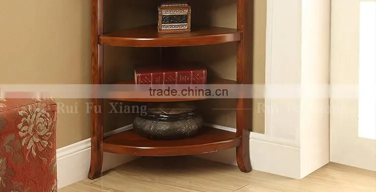 Wooden flower stand with multi layers for storage and for living room corner furniture S-208