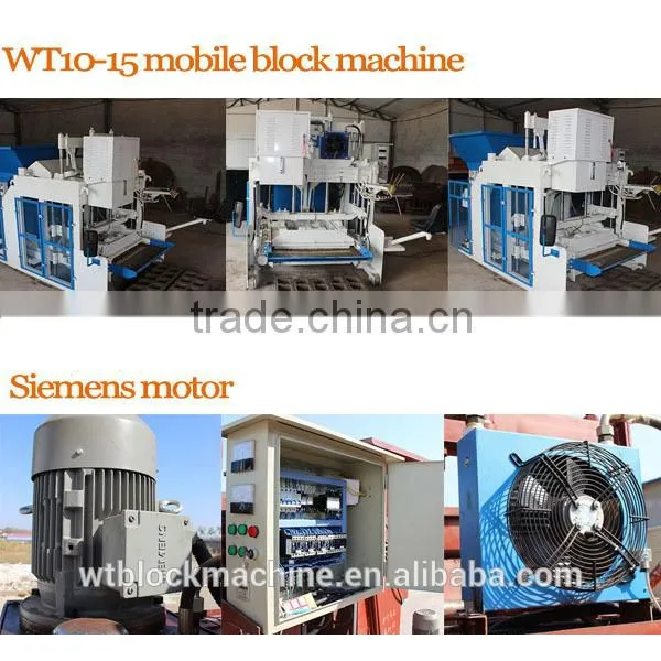 WT10-15 brick making machine in namibia,brick wall building machine