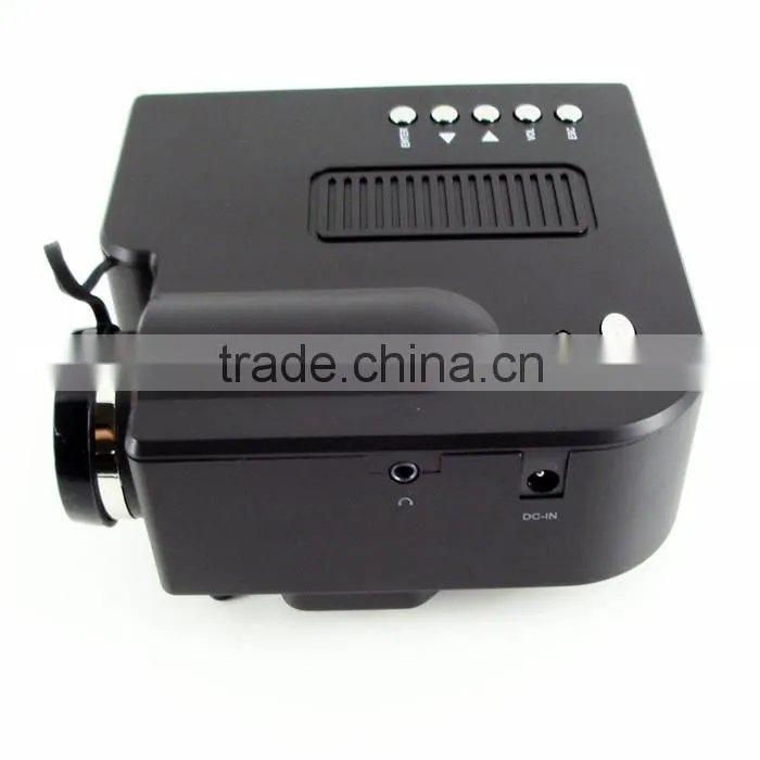 winait 60" Portable Mini HD LED Projector Cinema Theater, Support PC Laptop VGA input