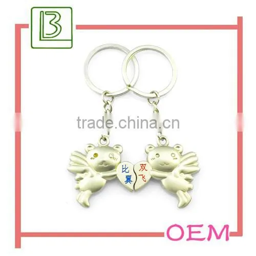 Favors personalized name keychain bear lovers