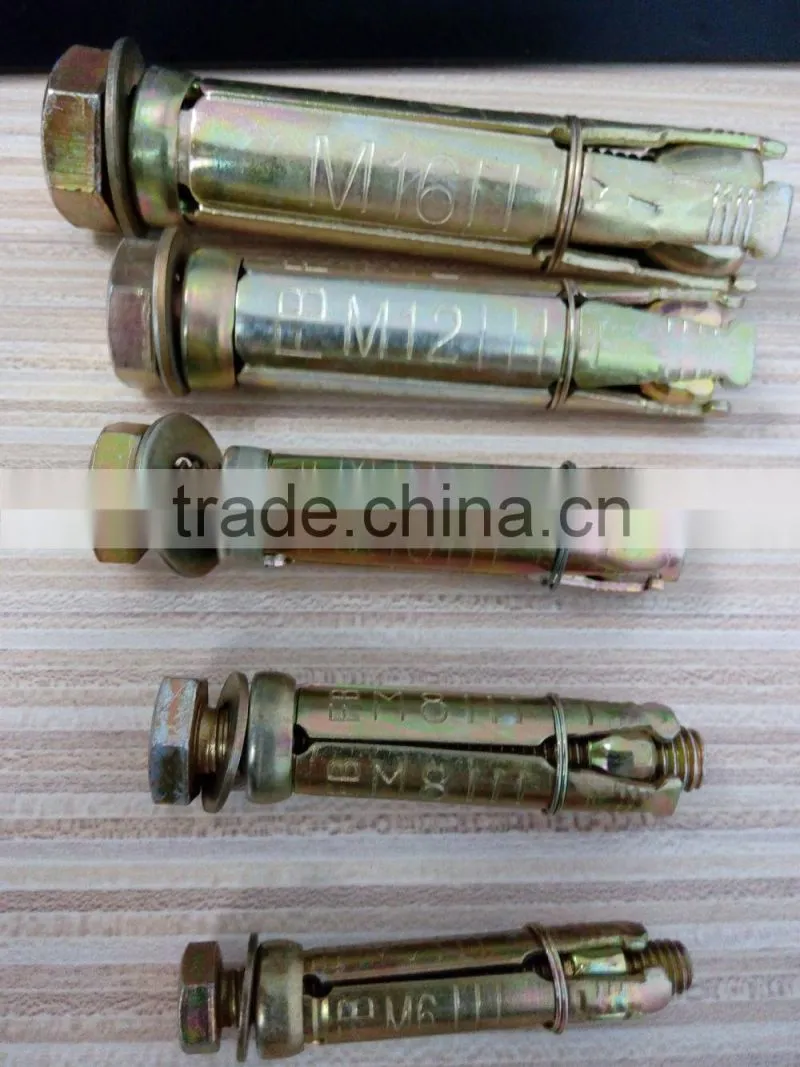 Hebei Saite Fasteners, Anchor Factory manufacture Price , Wedge anchor, Drop in anchor, Sleeve anchor, Eye&Hook anchor. M10x70