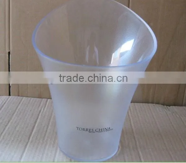 standing ice bucket/plastic item PS ice bucket on sale