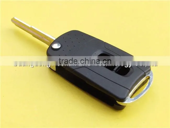 New Uncut Folding Flip Remote Key Shell Case Fob 3 Button for Chevrolet Captiva