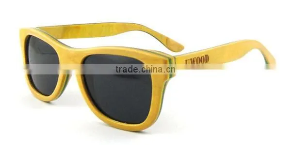 engraving logo cheap wooden men sunglasses