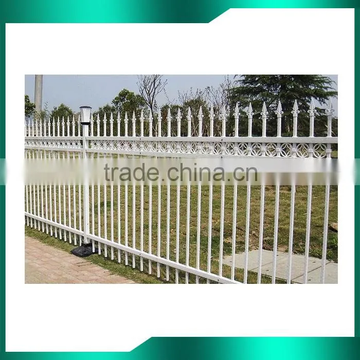 Powder coated galvanized steel fence panels