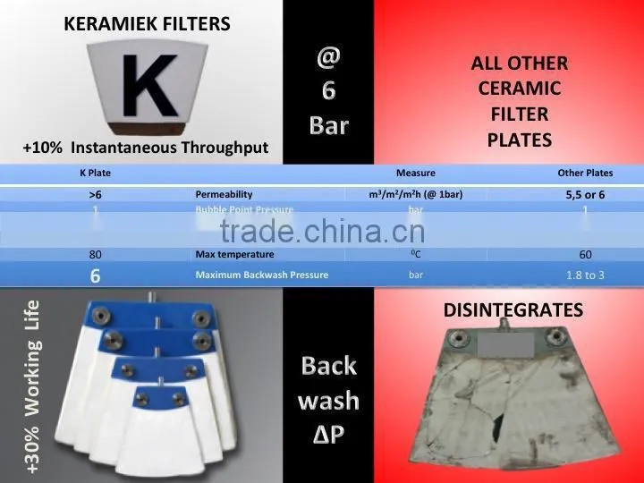High quality,ceramic disc vacuum filter plate, Ceramic disc plate