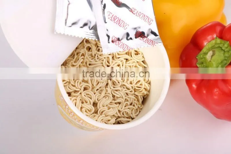 Private Label Bag quick Instant Noodles Soup / OEM Cup Instant Noodles Ramen / Halal Instant Food
