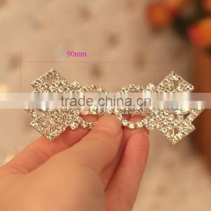 Super quality hot sell rhinestone brooch for wedding decorating