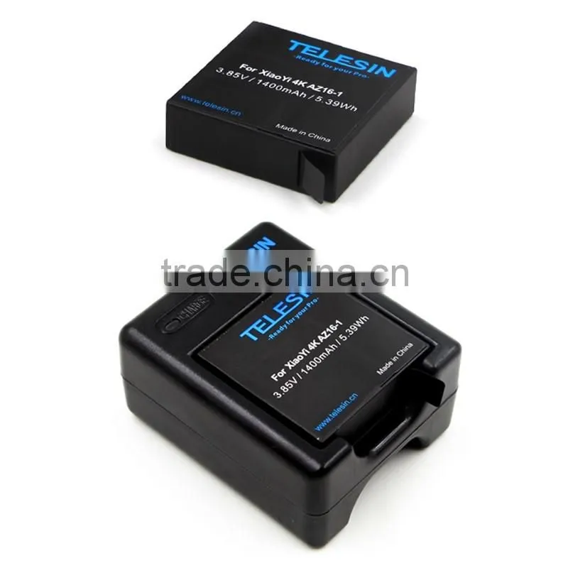 New Xiaomi Yi II Accessories - Dual Battery Charger for Xiaomi Yi 4K Sport camera