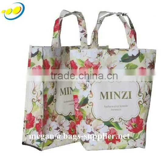 reusable pp woven bag with handle