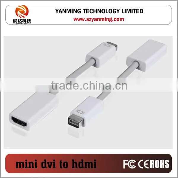 Mini DVI to HDMI Female Audio Cable for Mac Powerbook G4