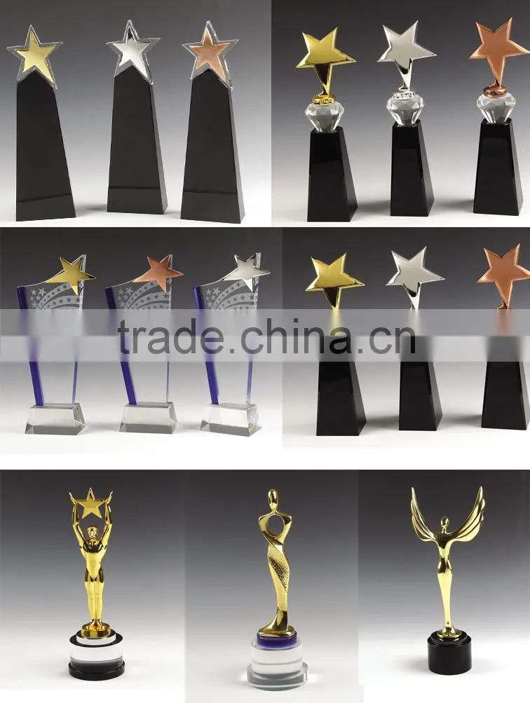 New Arrival Angel Trophy Award For Wholesale Crystal Trophy