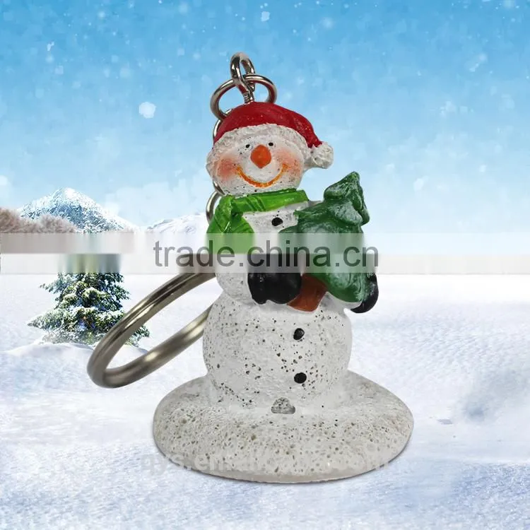 Snow man custom fashion key chain