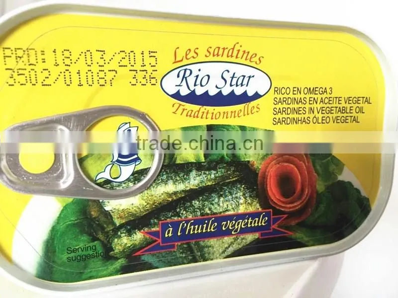 155g Canned Sardine in Oil(WW-155)