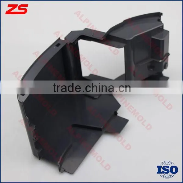 Plastic injection mold for make-up casing with mirror inserted