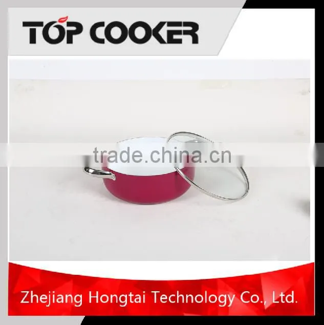 healthy high temperature coating casserole with lid