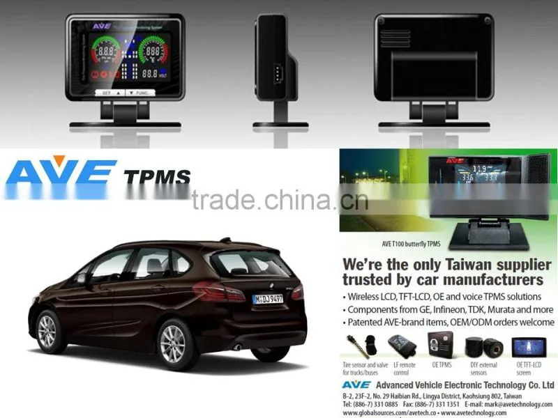 Quality Product Car Accessary AVE T100-SERIES Tire Pressure Mnitoring System TPMS for BMW F48