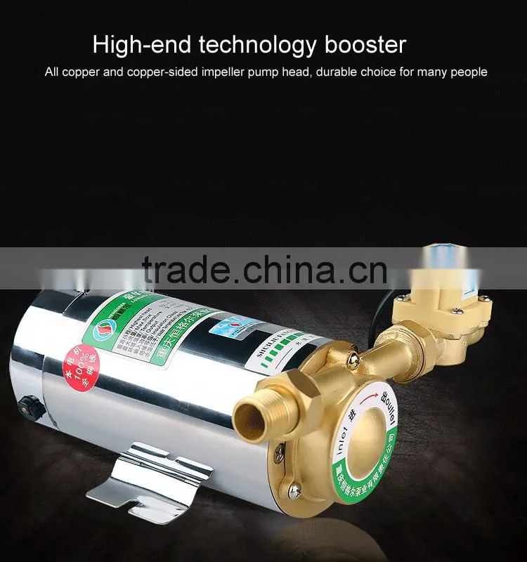 automatic home hot water booster pump for shower 100W/250W/280w