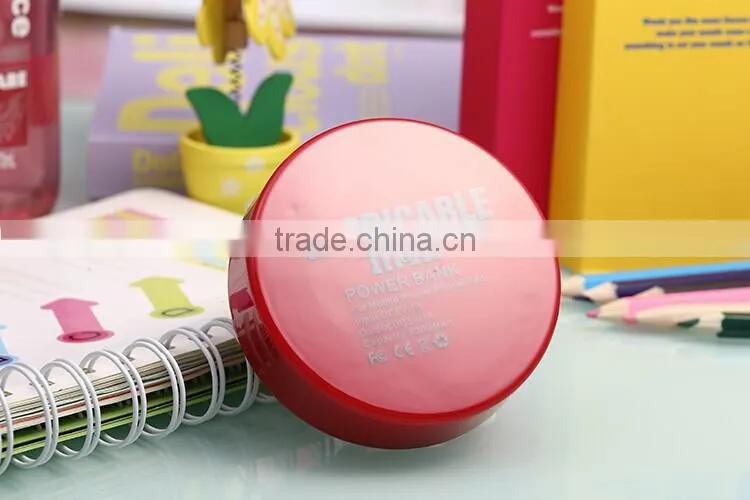 2015 new creative M&Ms Cholcolate Beans mobile power female portable power bank best gift usb charger