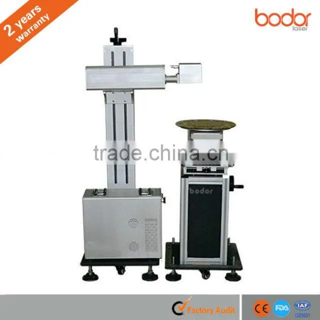 New Model Auto-turntable laser marking machine Bodor laser 2 years warranty ISO CE FDA BV TUV SGS