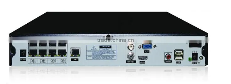 cctv nvr poe 9ch onvif P2P nvr poe 8ch for surveillance system