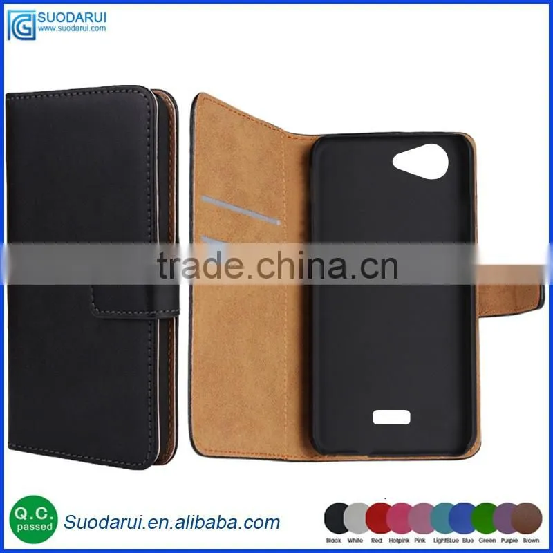 Bookstyle Wallet Flip Leather cell phone Case Cover For WIKO PULP Pouch