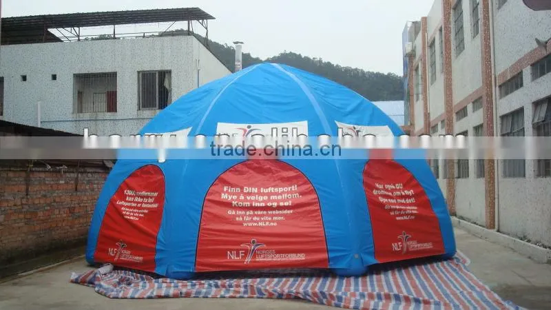inflatable lighting dome tents/inflatable dome tent for Giant party
